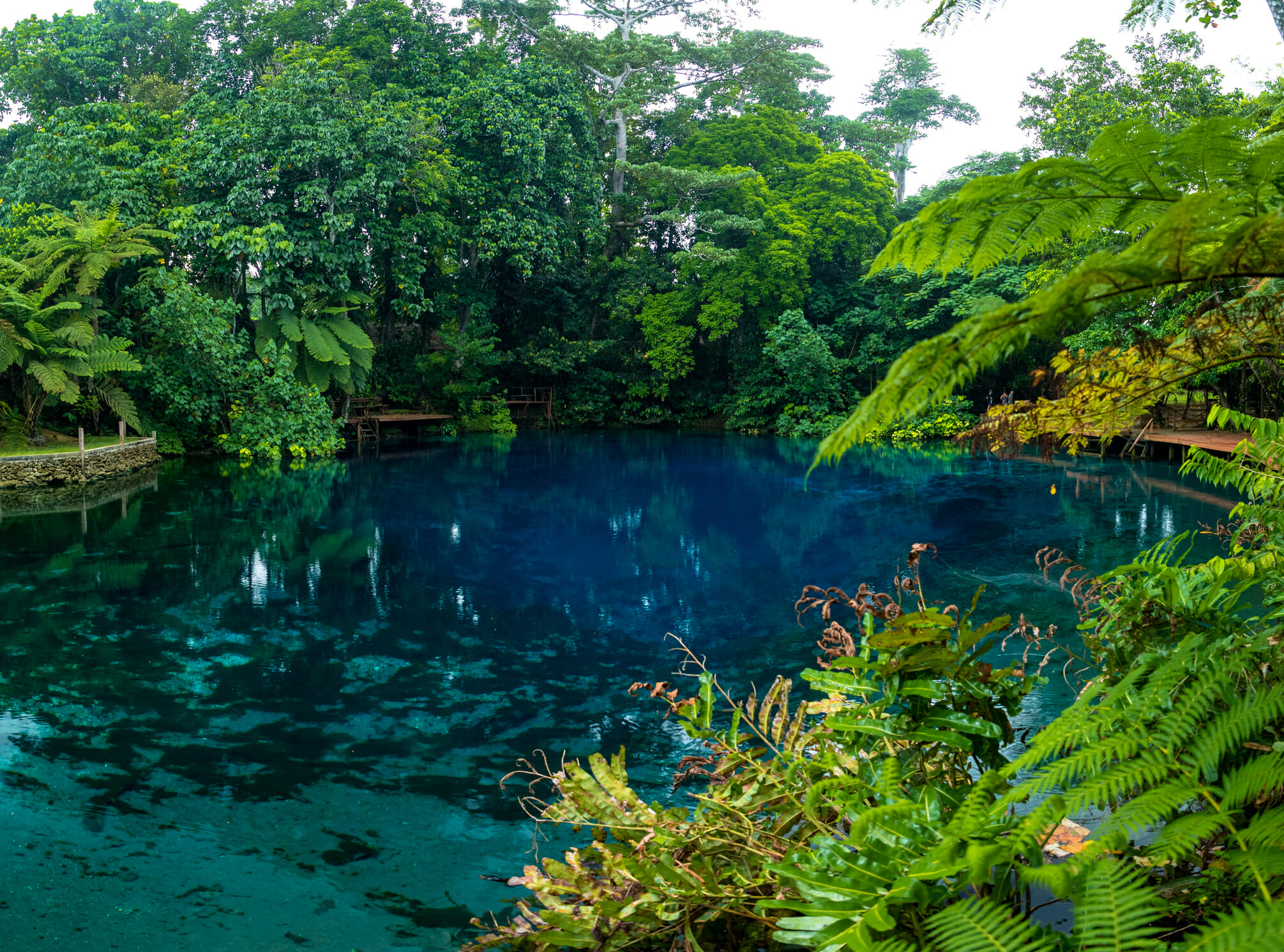 Nanda Blue Hole, Espiritu Santo, Vanuatu, near Luganville